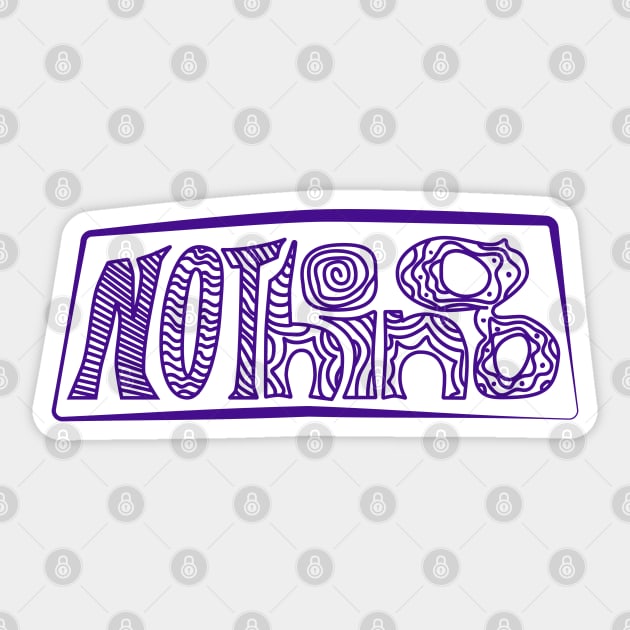 Nothing Sticker by andryn